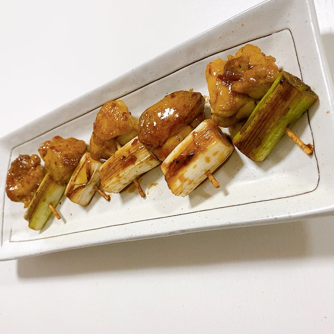 一口ねぎま串～おうちで簡単焼き鳥屋さん気分♪～（No.002）